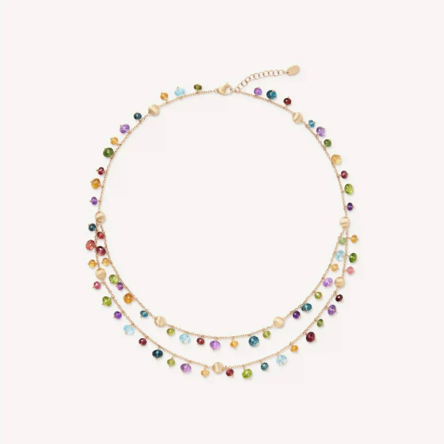 Marco Bicego Africa 2-Strand Mixed Gemstone Necklace