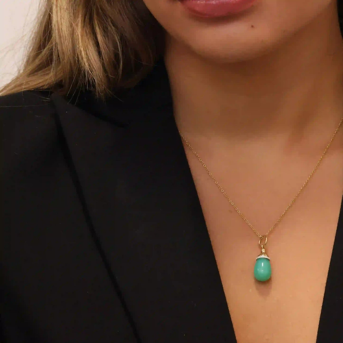 Syna Mini Mogul Drop Necklace