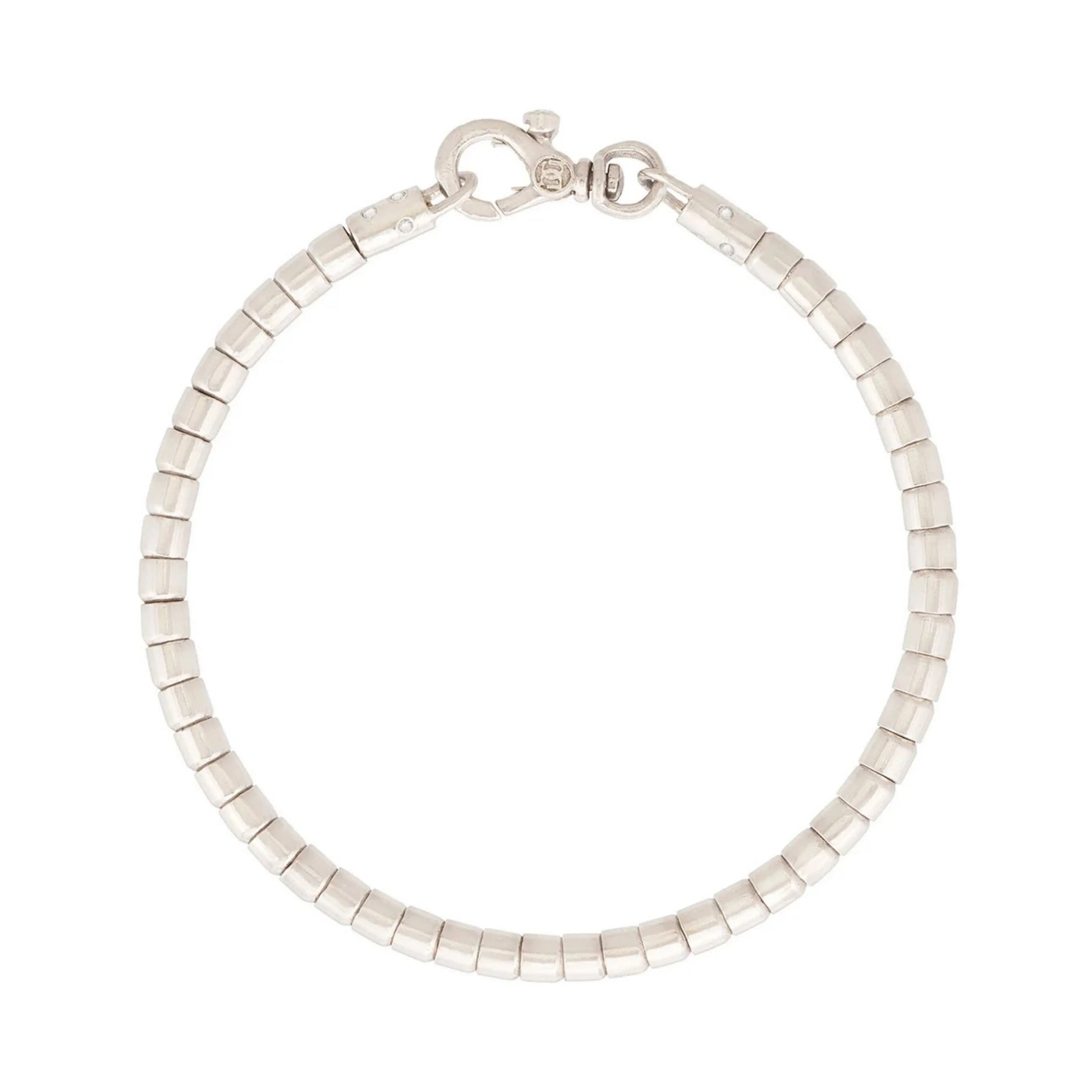 Couture Silver Beaded Bracelet