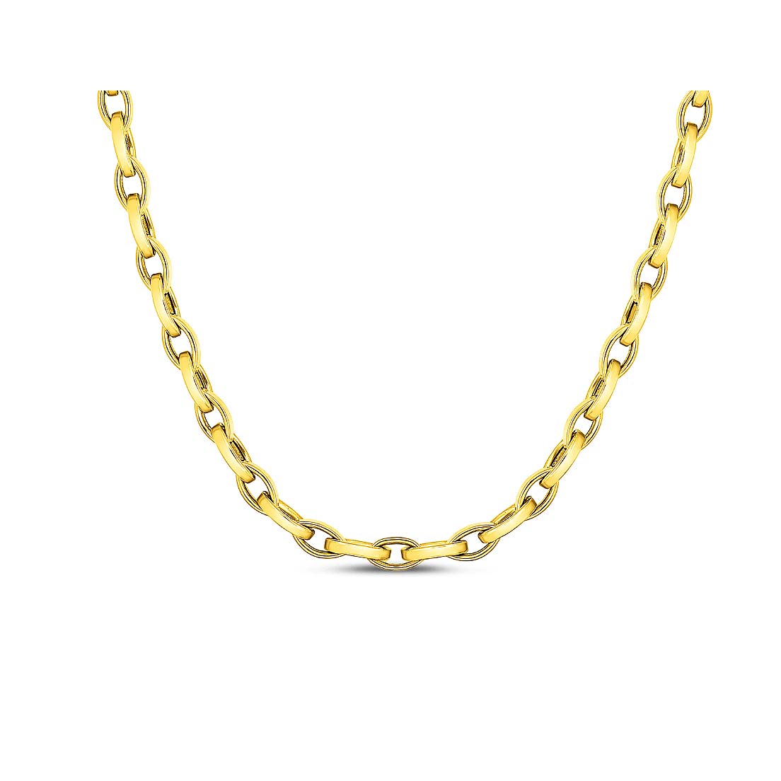 Almond Link Necklace
