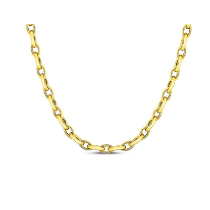 Almond Link Necklace