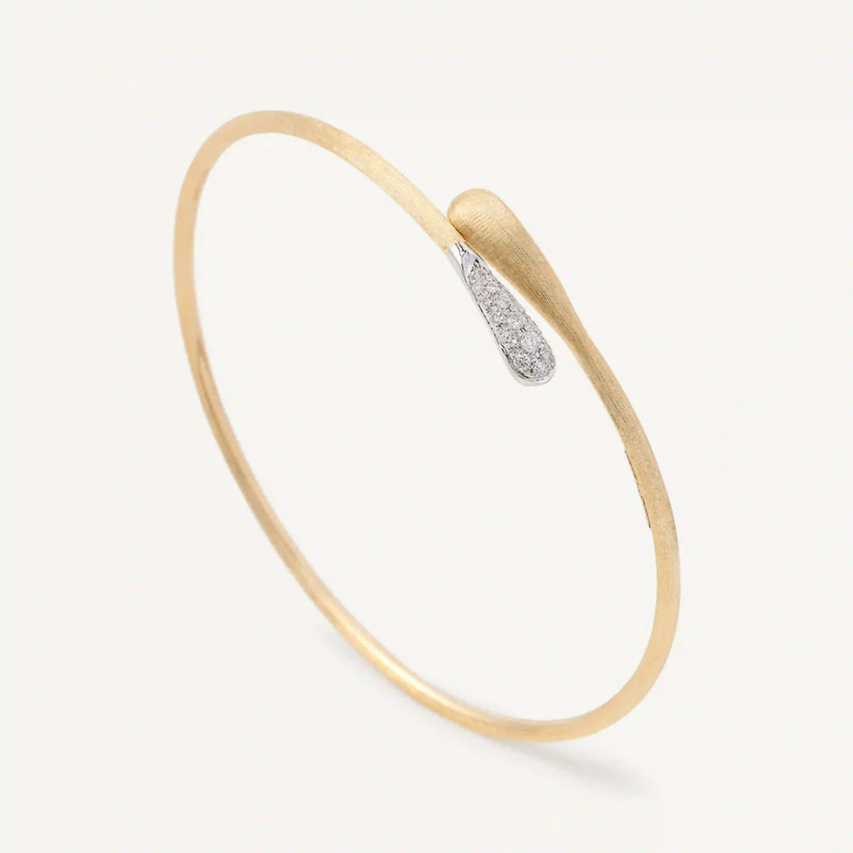 Gold and Diamond Hugging Cuff