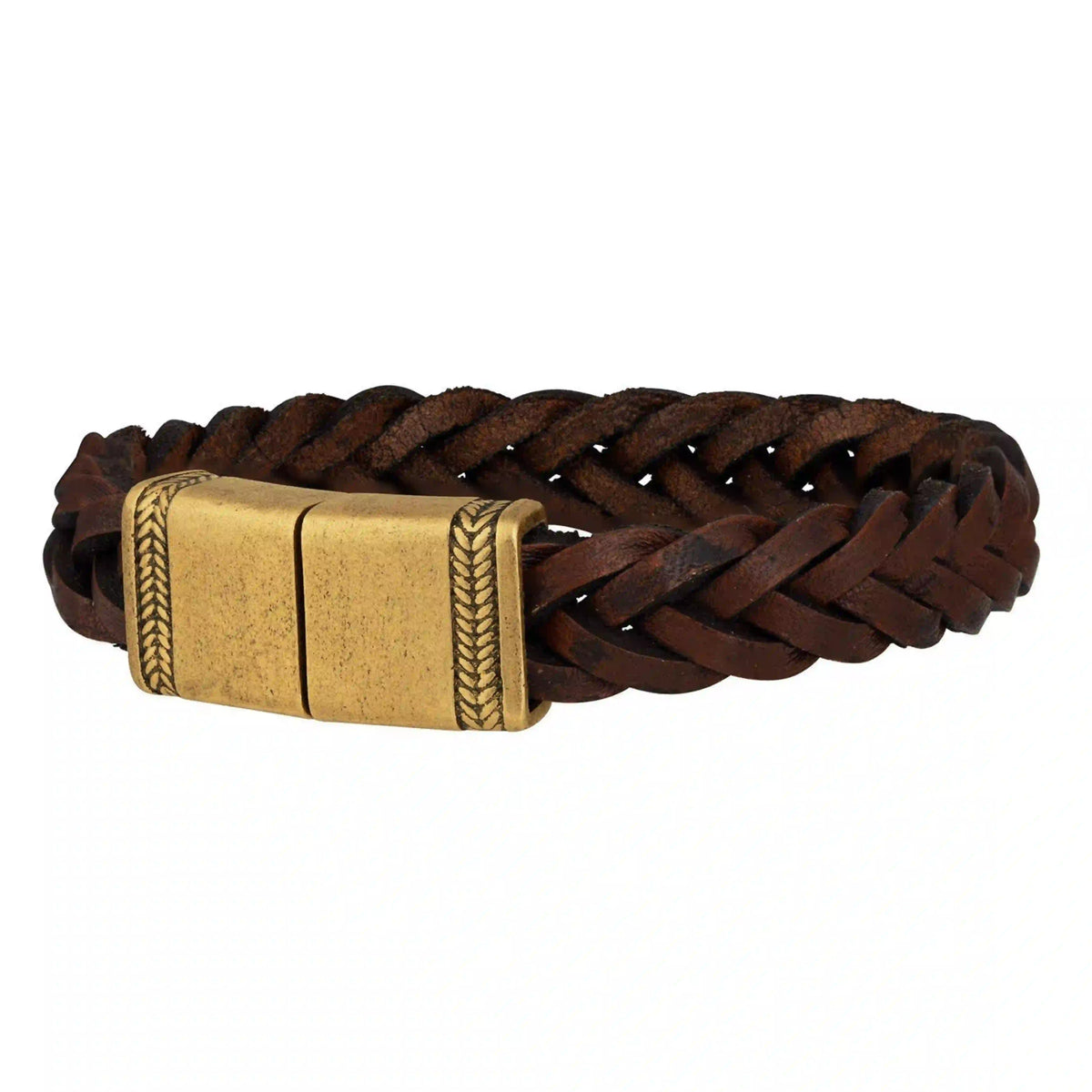 Brass & Leather Bracelet
