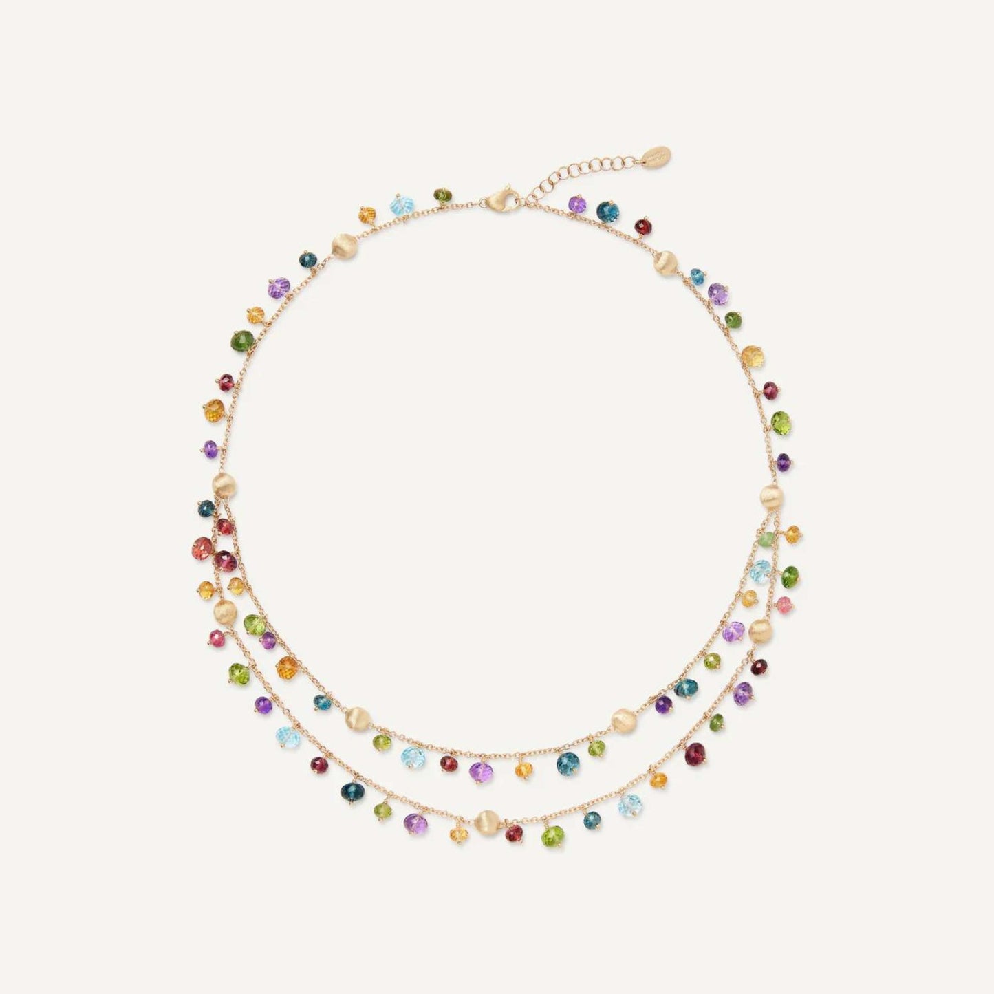 Marco Bicego Africa 2-Strand Mixed Gemstone Necklace