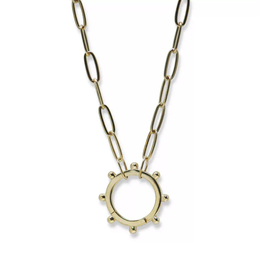 Anzie Dew Drop Marine Story Catcher with Oval Chain Image 1