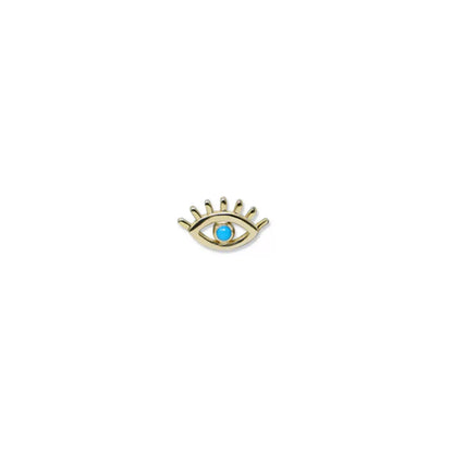 Evil Eye Lash Single Stud