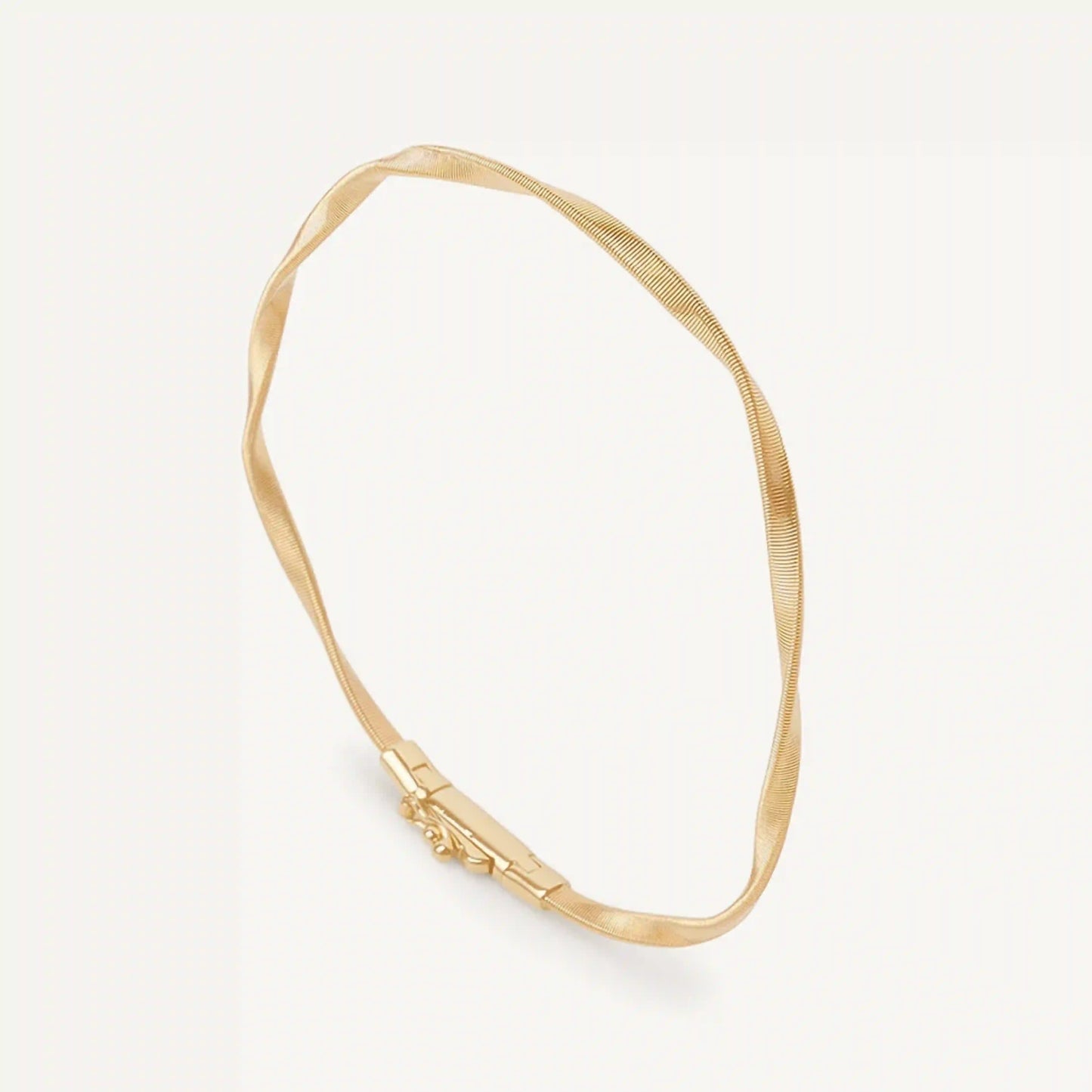 Yellow Gold Twisted Coil Bracelet