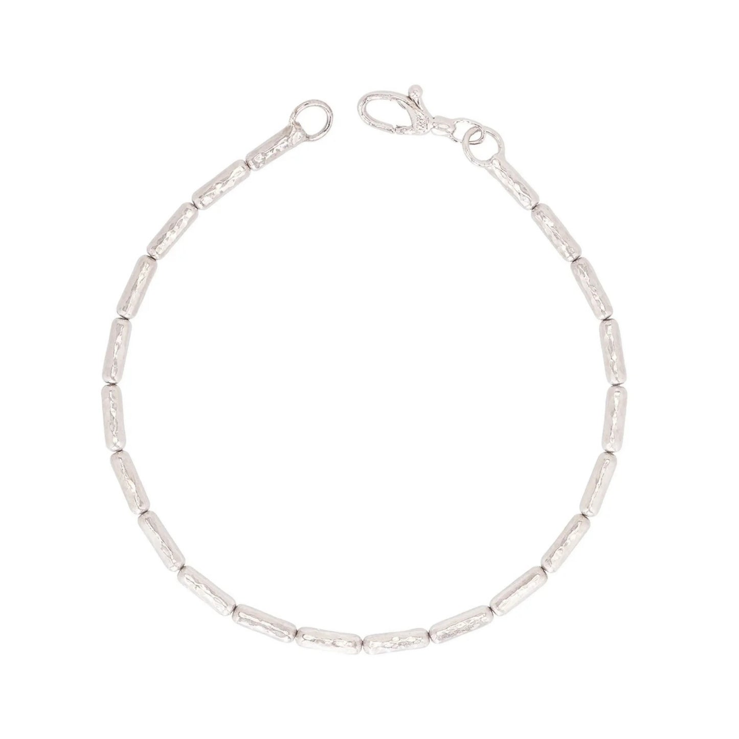 Couture Silver Beaded Bracelet