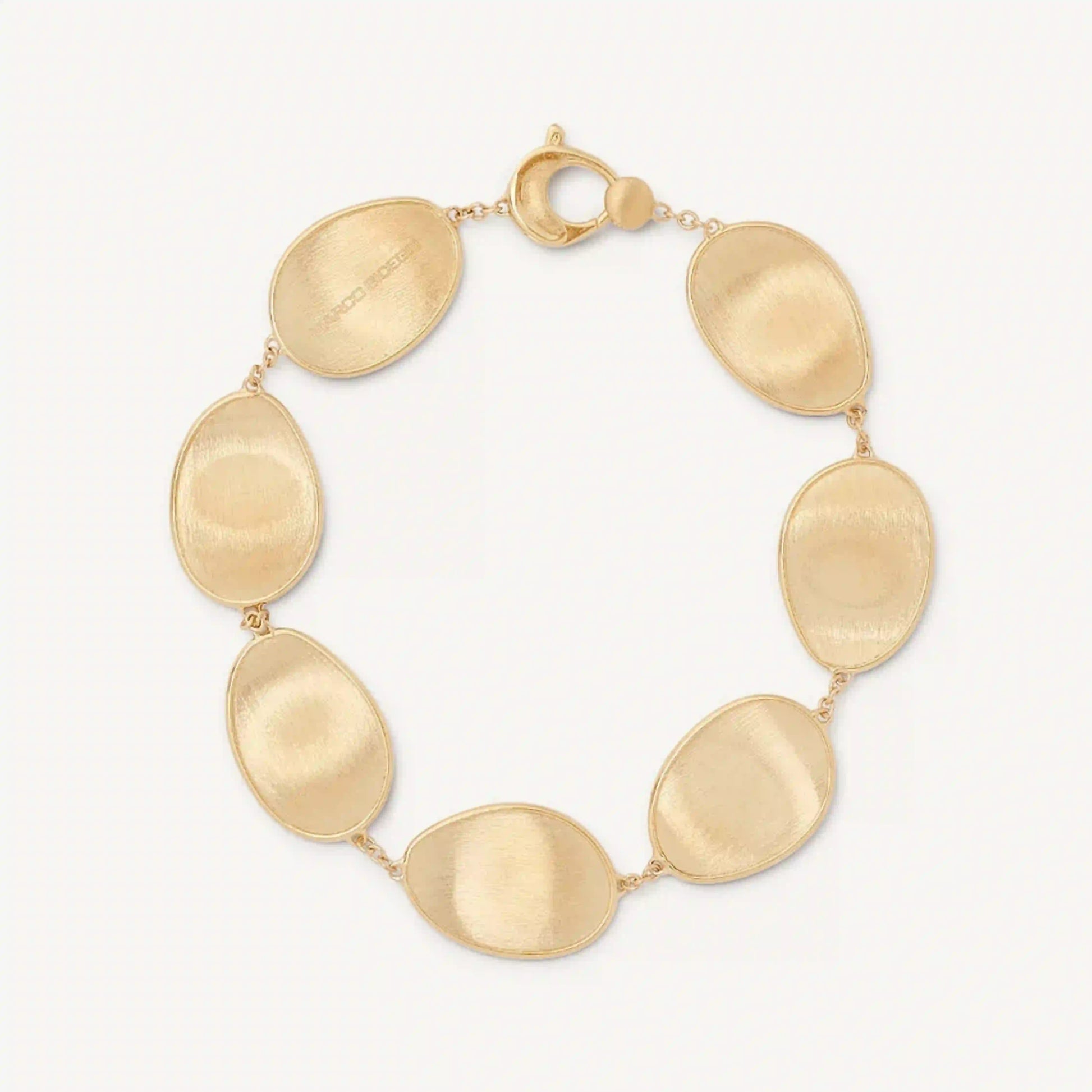 18K Yellow Gold Petal Bracelet