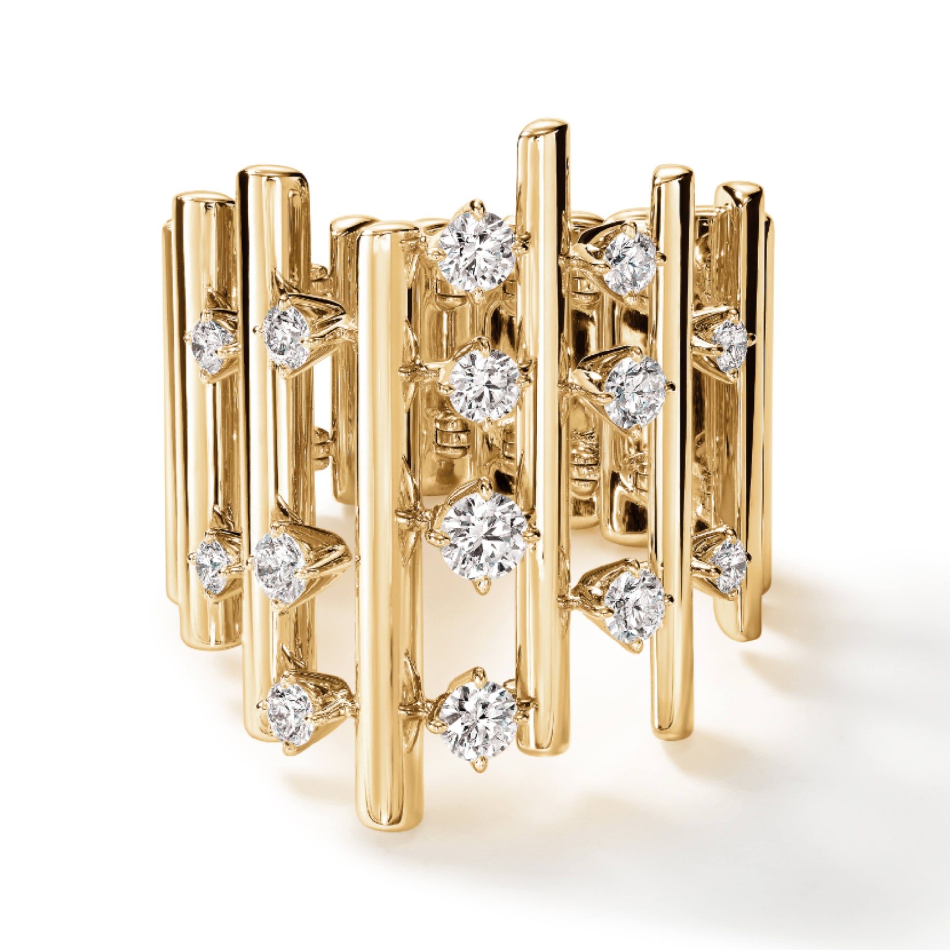 Multi-Row Diamond Ring