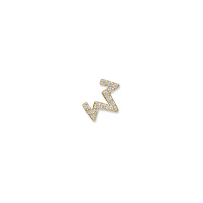 Zig Zag Single Stud