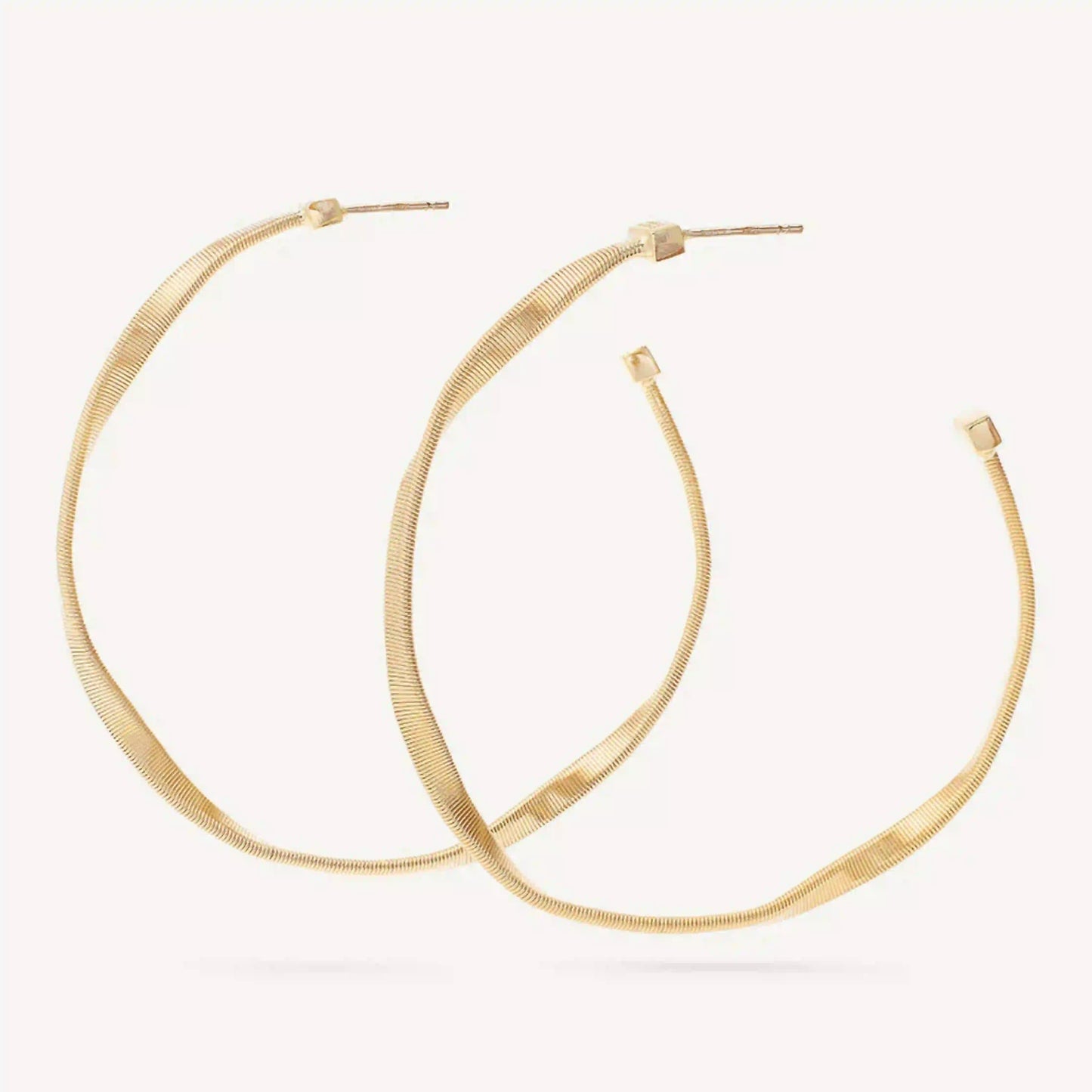Gold Medium Hoop Earrings