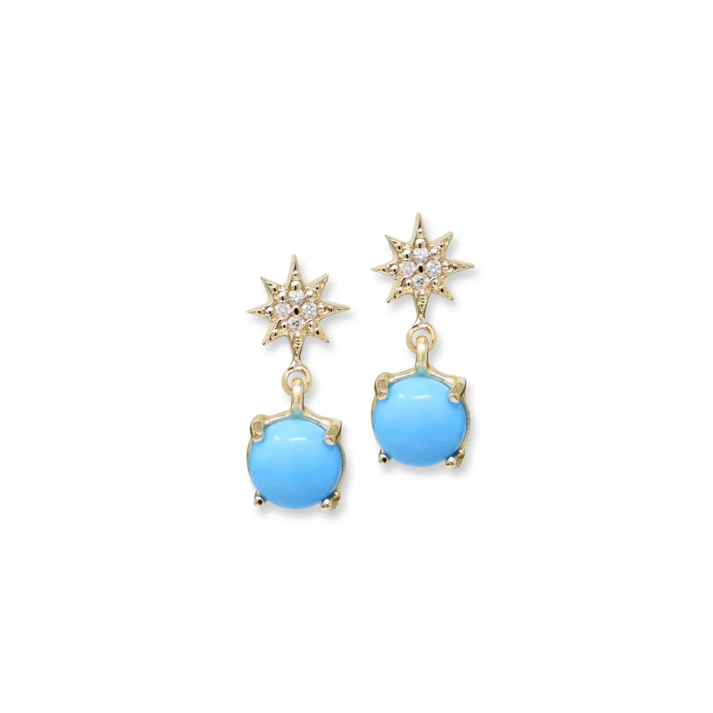 North Star Drop Earrings