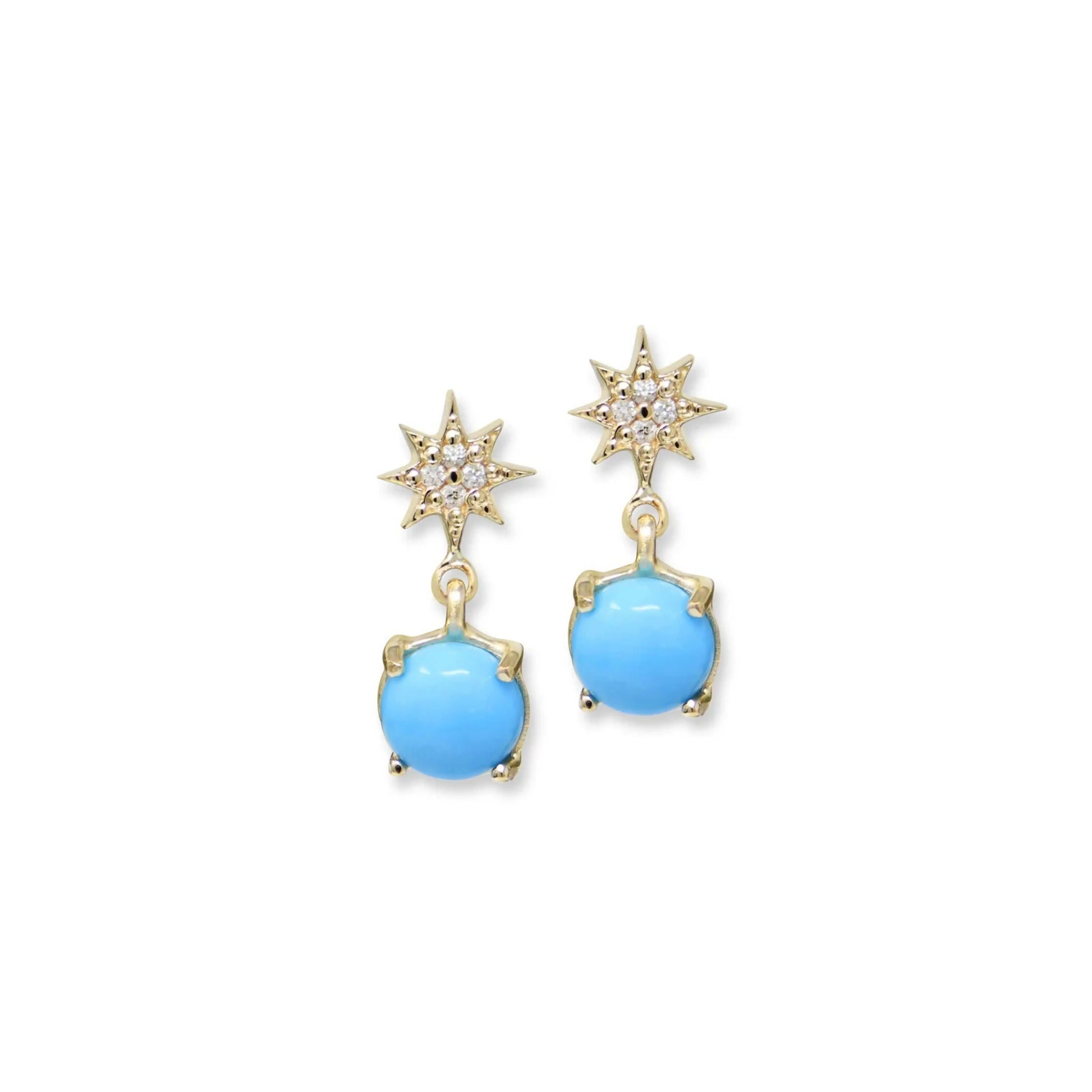 North Star Drop Earrings