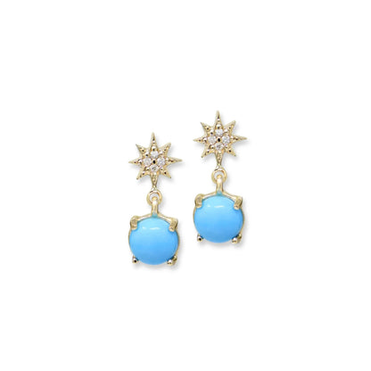 North Star Drop Earrings