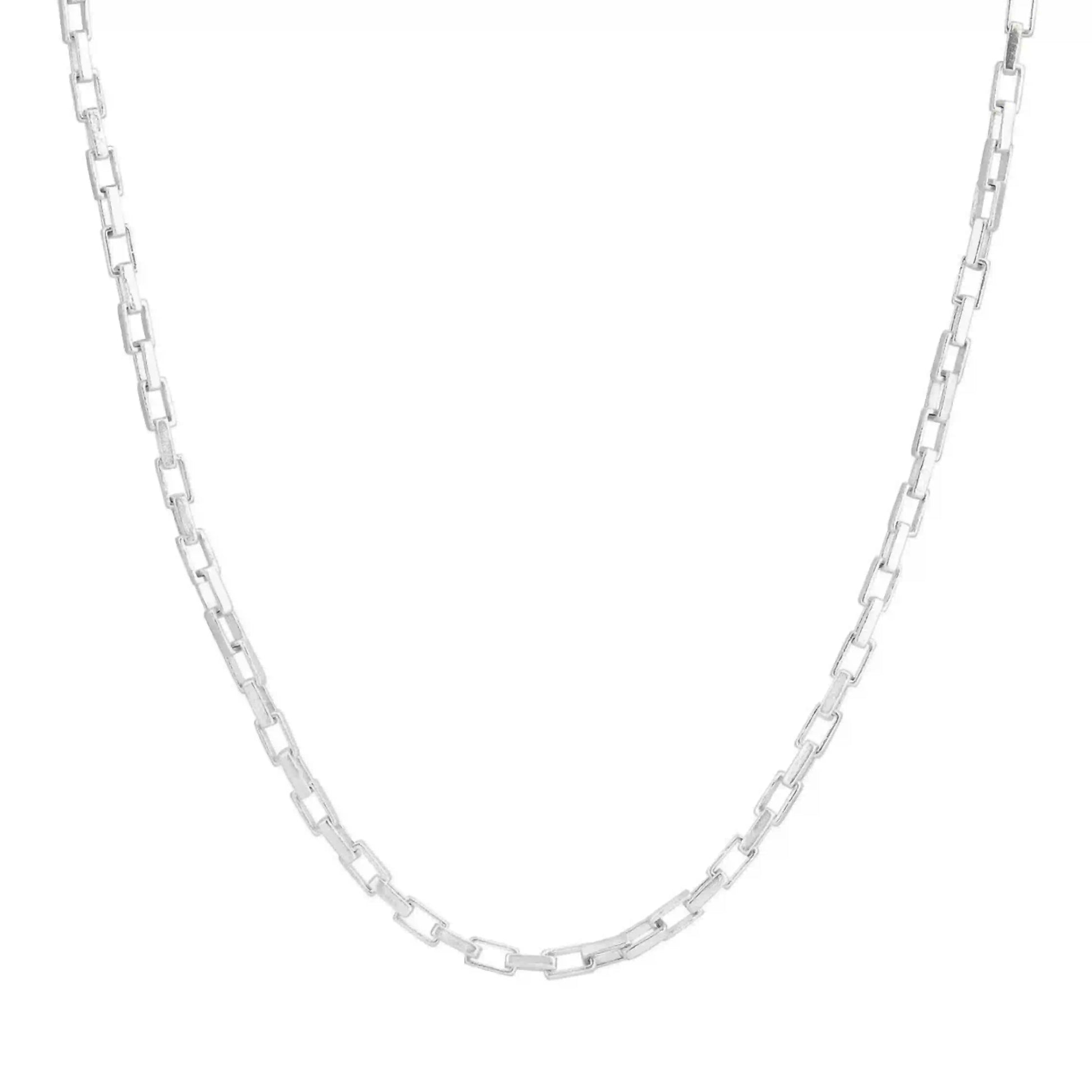 Sterling Silver Link Short Necklace