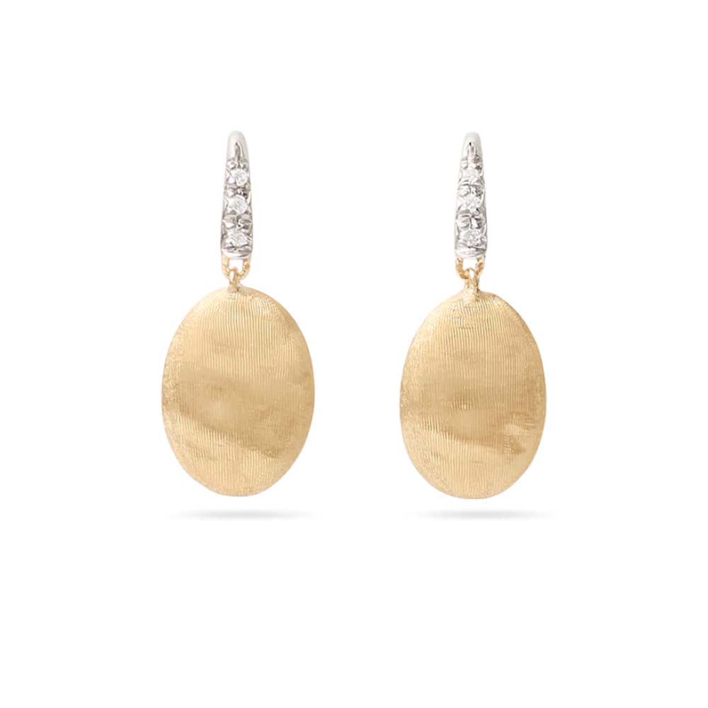 Diamond French Hook Earring