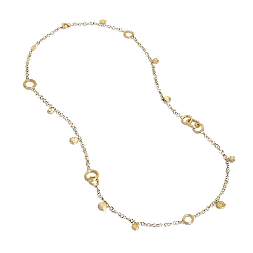 Gold Charm Long Necklace