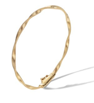Gold Twisted Coil Bracelet 