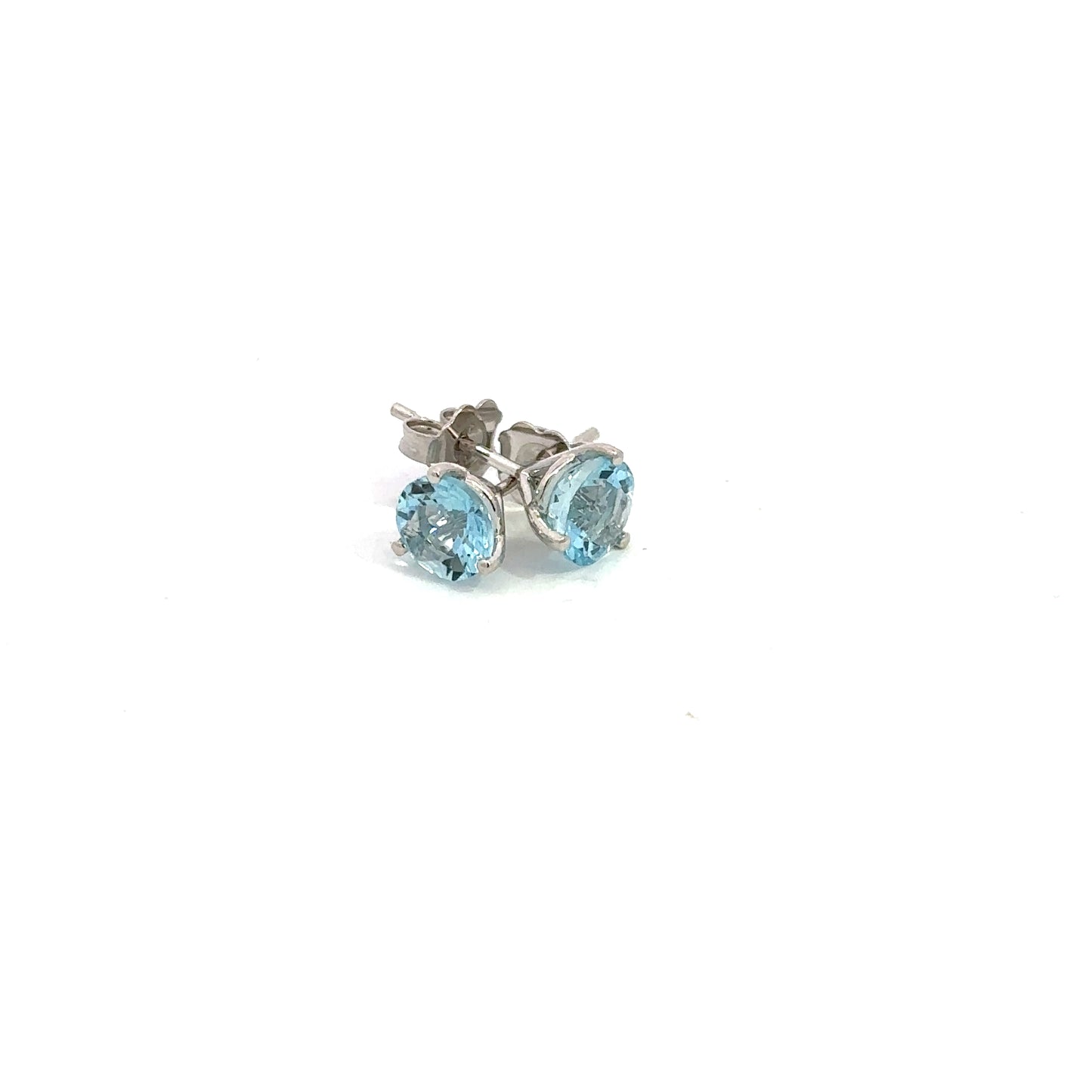 Aquamarine Stud Earrings