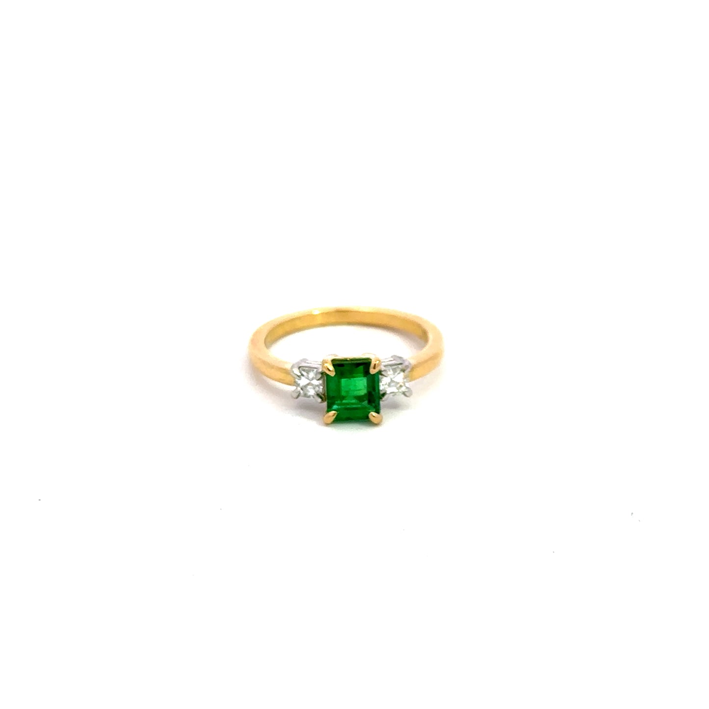 Emerald & Ascher Diamond Ring