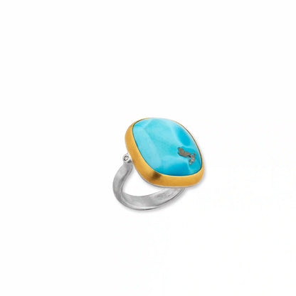 Gold & Turquoise Ring