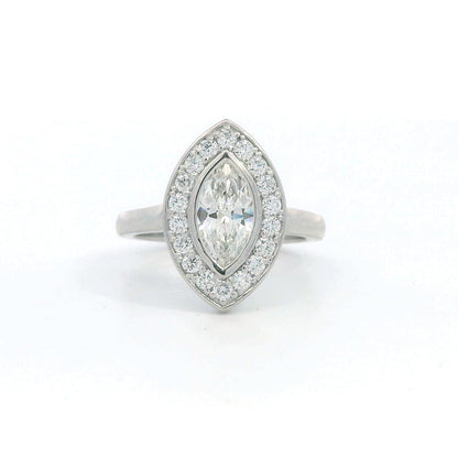Marquise Diamond Engagement Ring