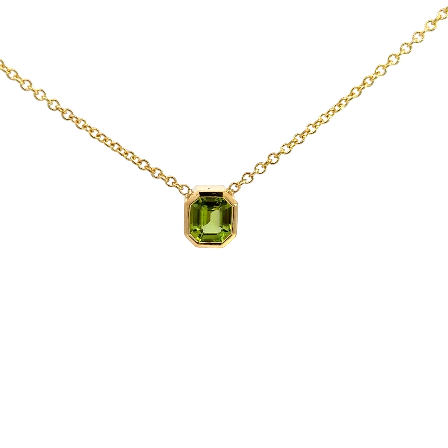 Peridot Pendant Necklace