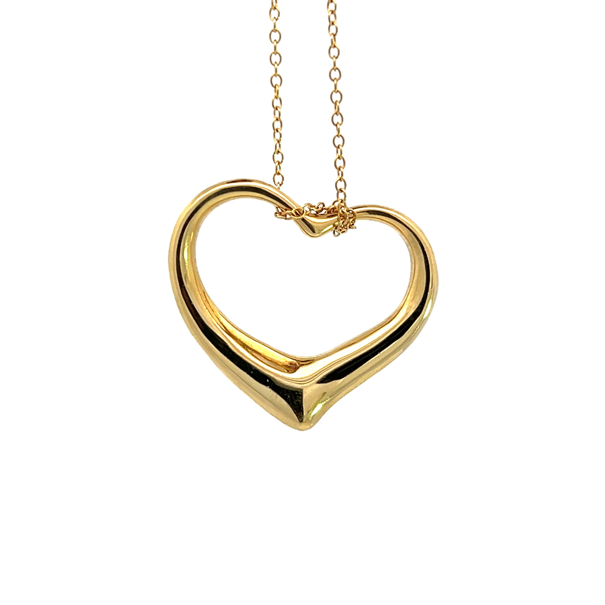 Tiffany Elsa Peretti Heart Necklace