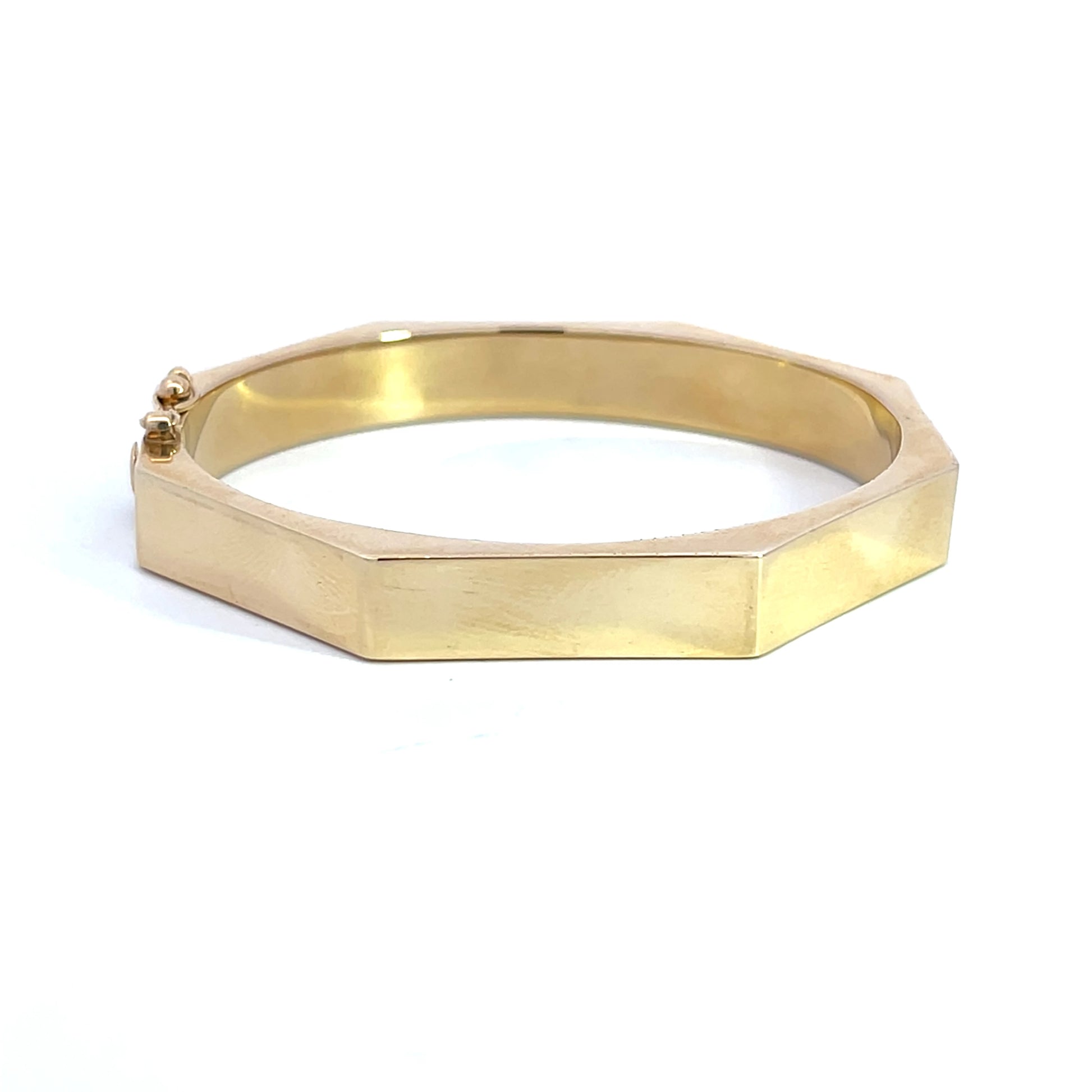 Octagon Gold Bangle