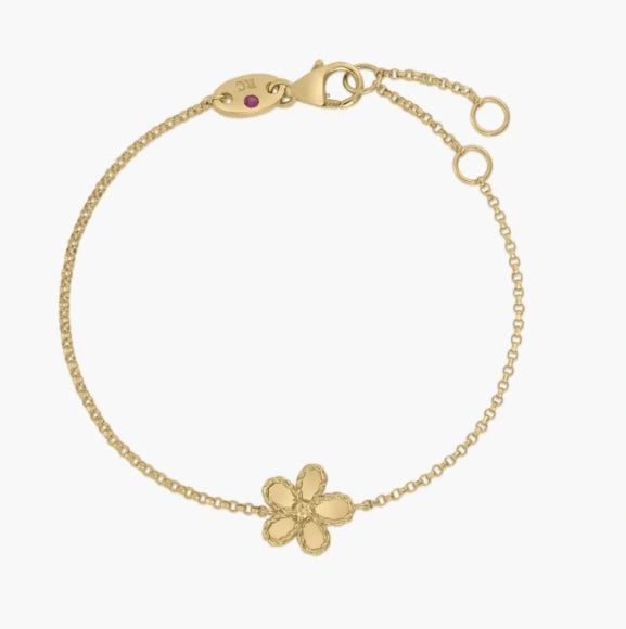 Jasmine Diamond Flower Bracelet