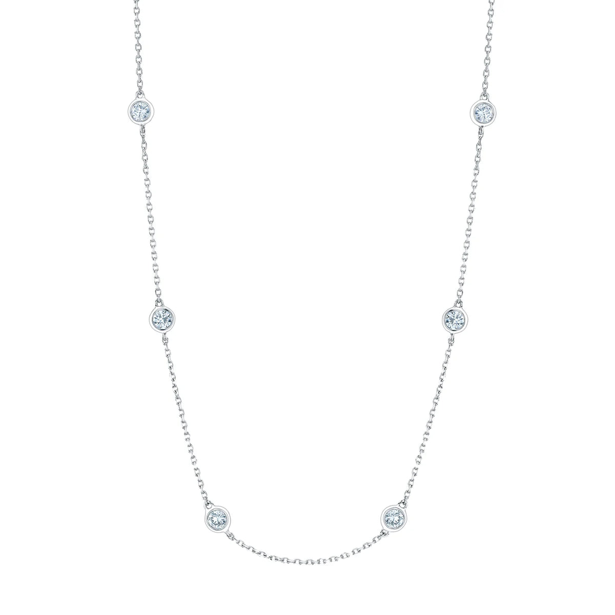 Diamond Station Necklace