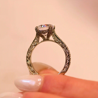 Round Solitaire Engagement Ring