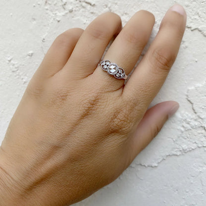 Rose Cut Diamond Ring