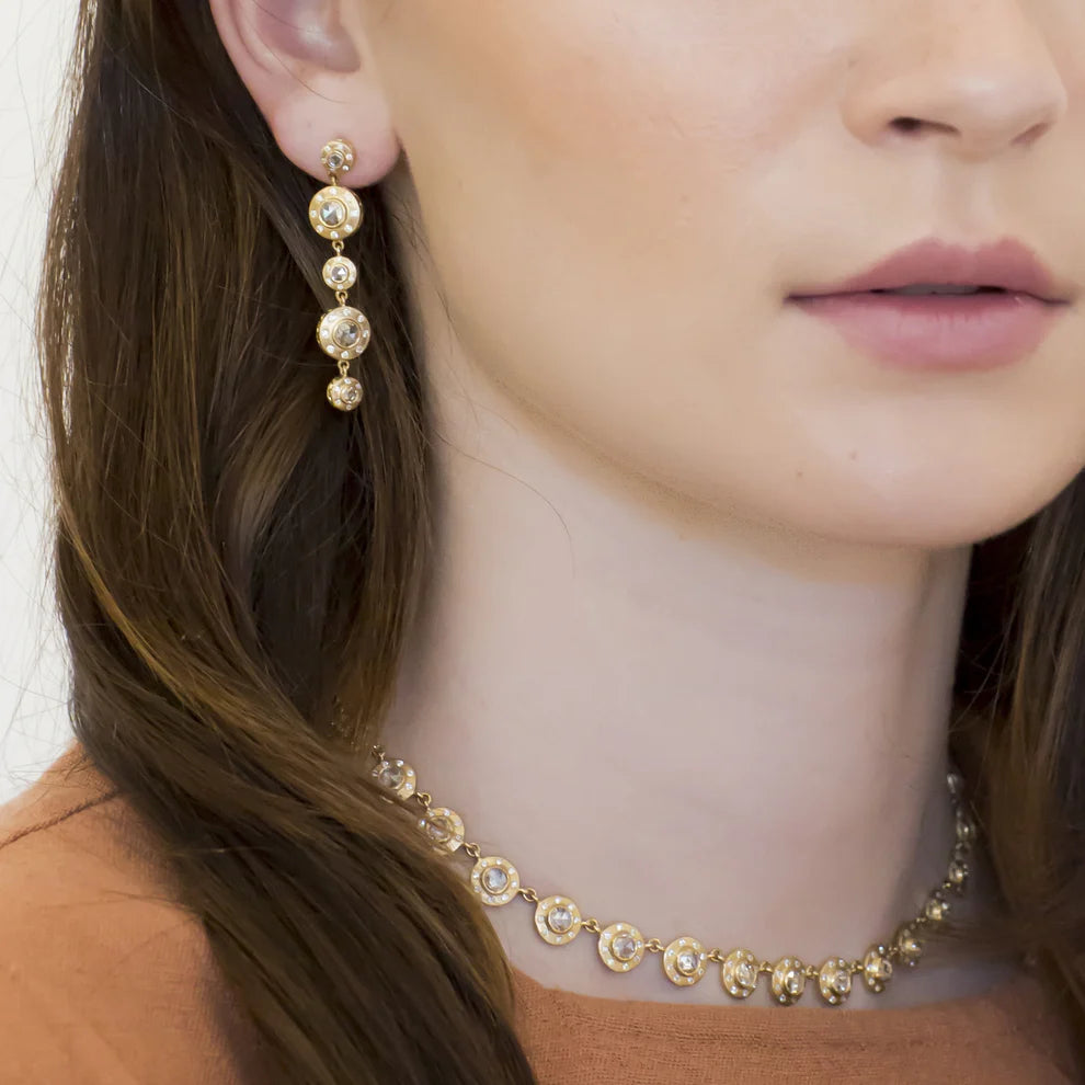 Rose Cut Diamond Necklace