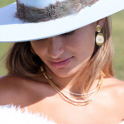 Yellow Gold Twisted Necklace 