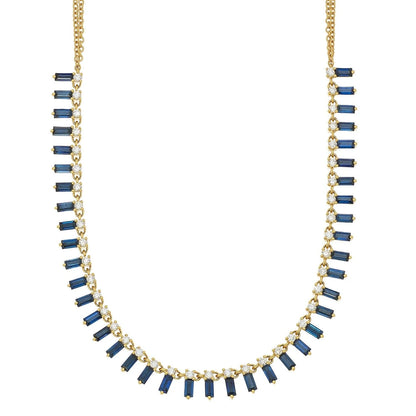 Blue Sapphire Necklace