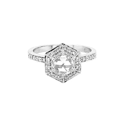 Aster White Diamond Ring