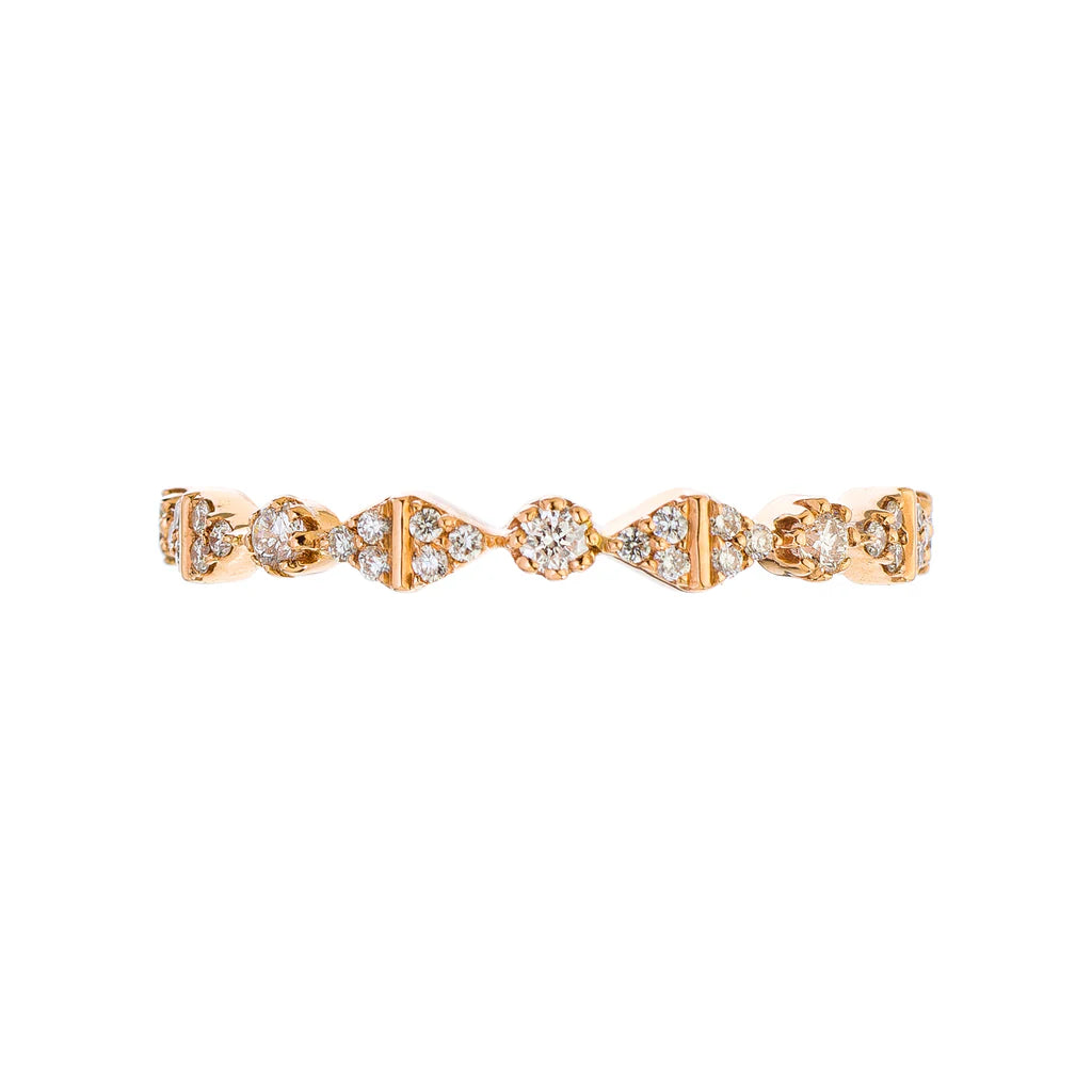 Rosée White Diamond Band