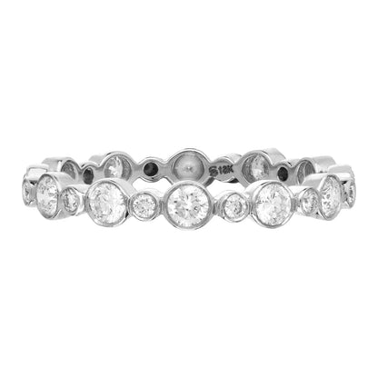 Aurelia White Diamond Band