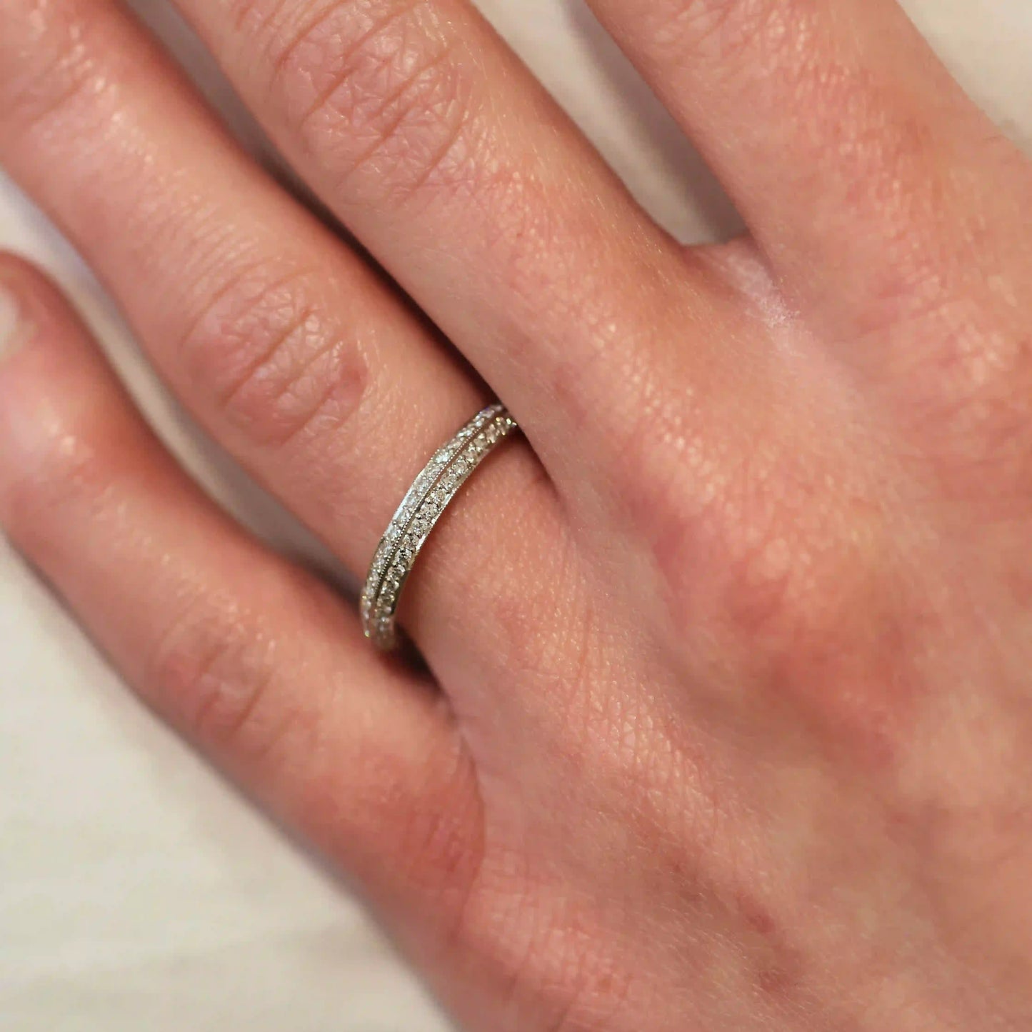  Knife Edge Wedding Band