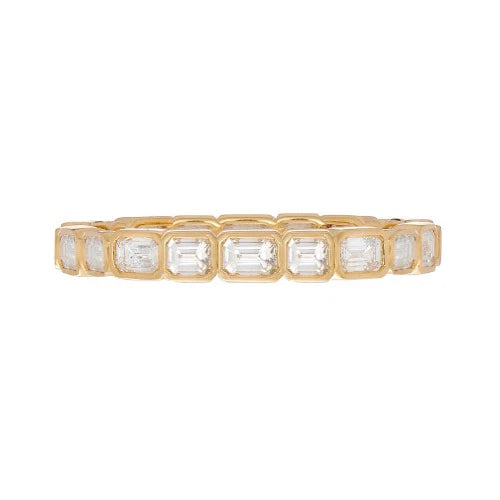 East West White Diamond Band