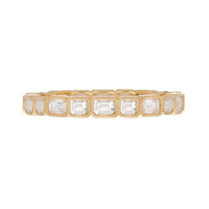 East West White Diamond Band