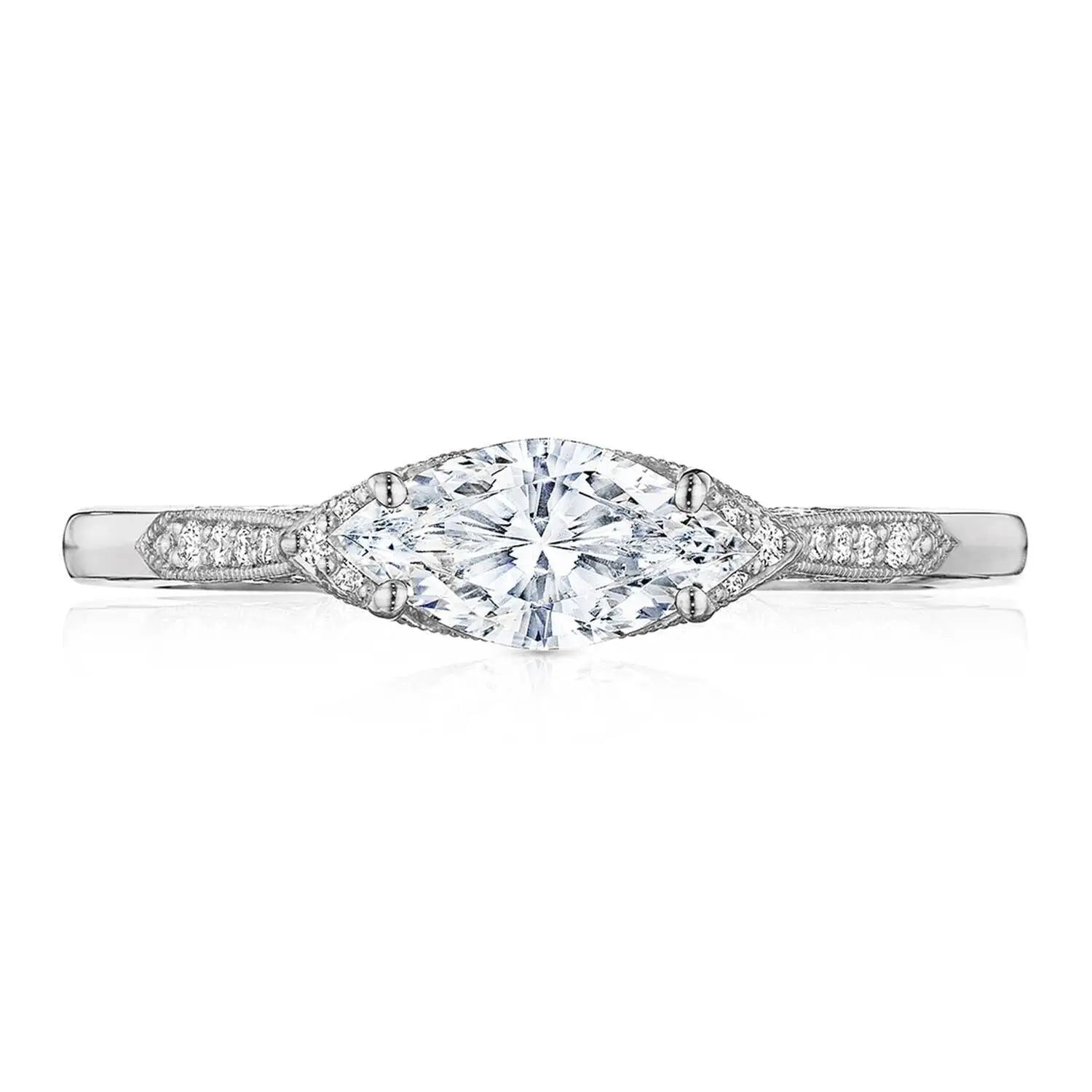 Marquise Solitaire Engagement Ring