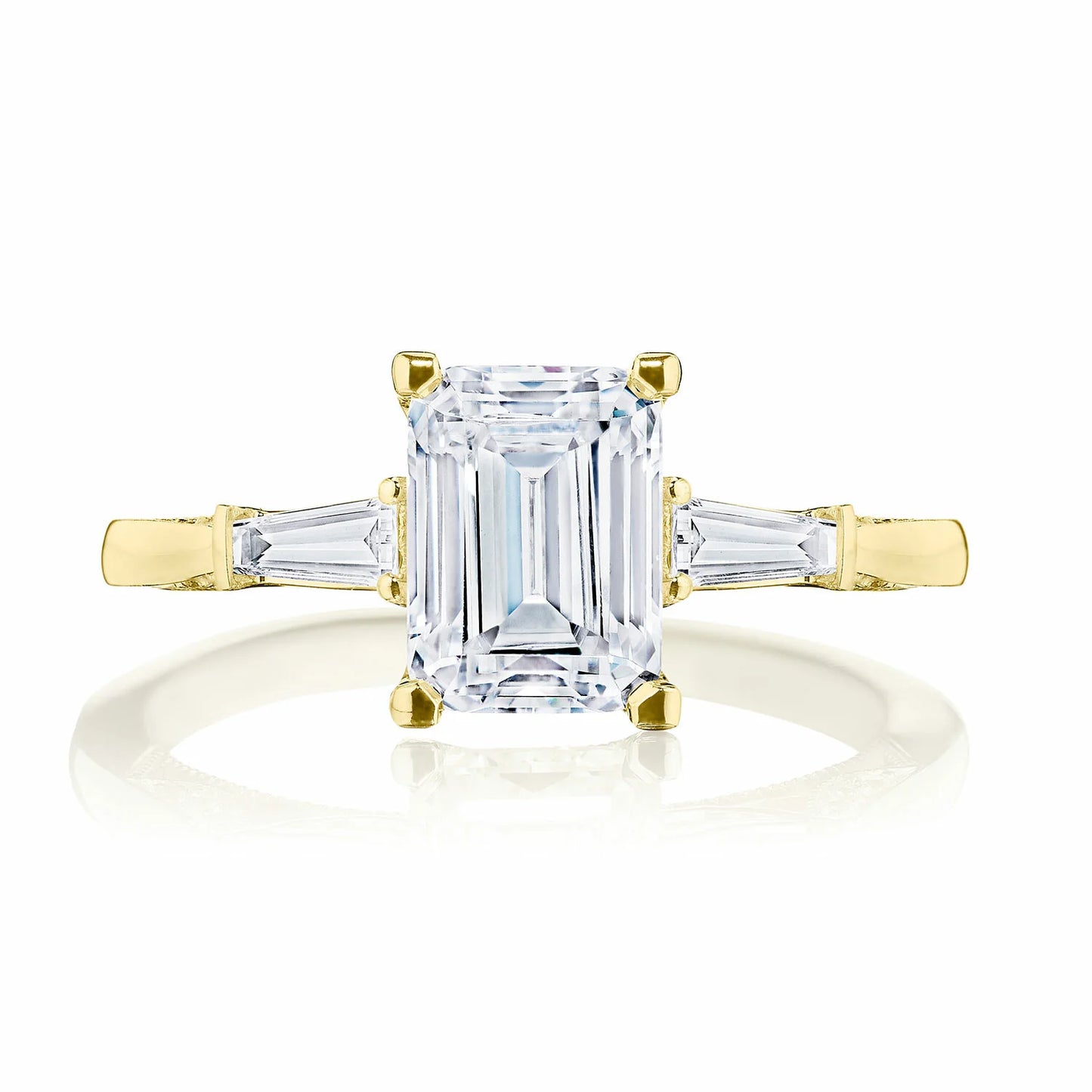 Tacori Simply TACORI | Emerald 3-Stone Engagement Ring