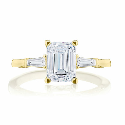 Tacori Simply TACORI | Emerald 3-Stone Engagement Ring