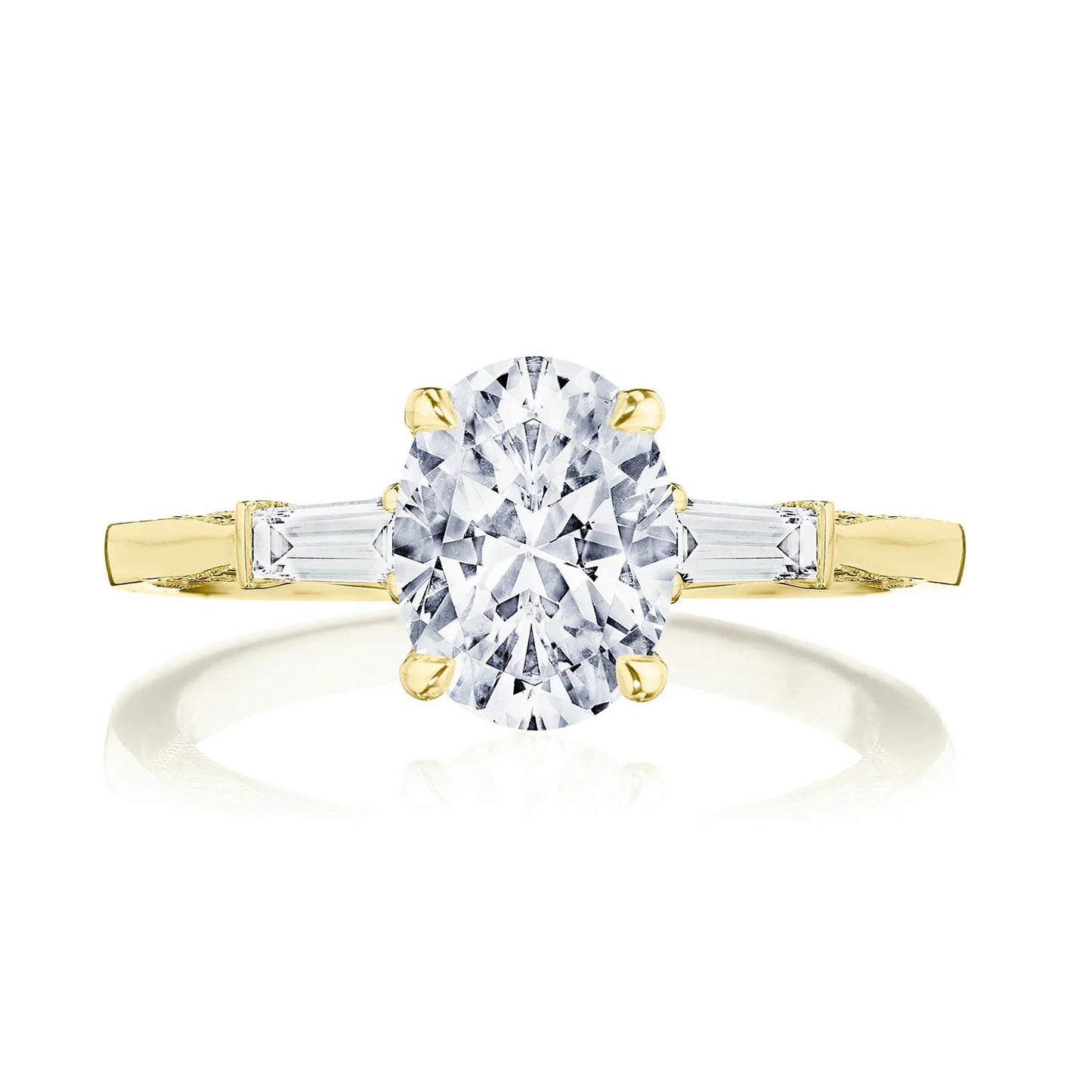 Tacori Simply TACORI | Oval 3-Stone Engagement Ring