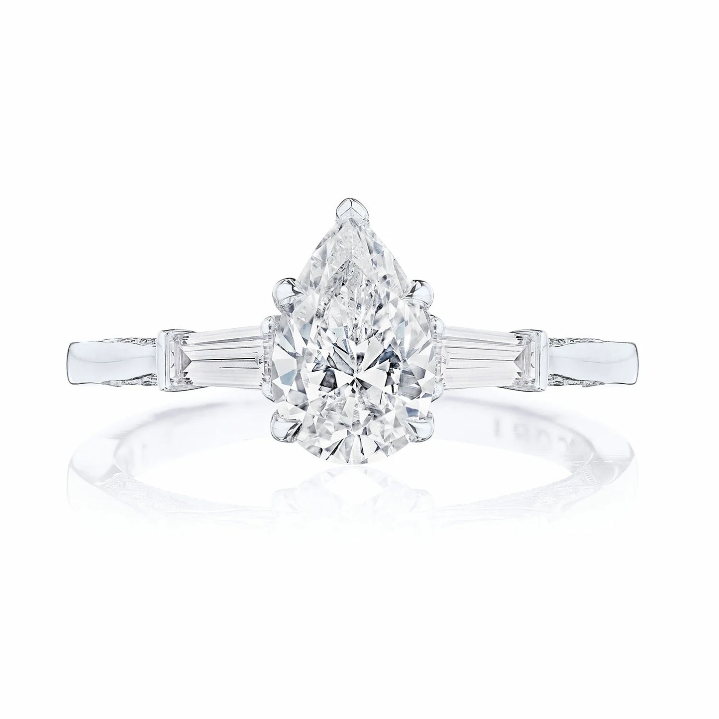 Tacori Simply TACORI | Pear 3-Stone Engagement Ring