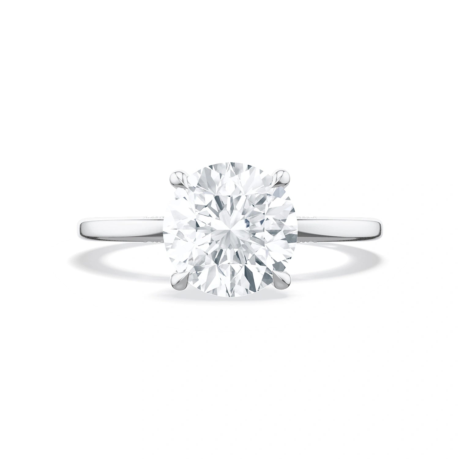  Round Solitaire Engagement Ring
