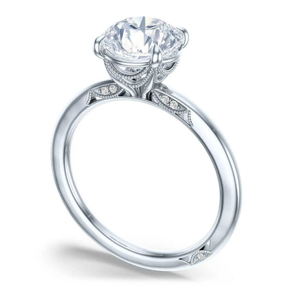  Round Solitaire Engagement Ring